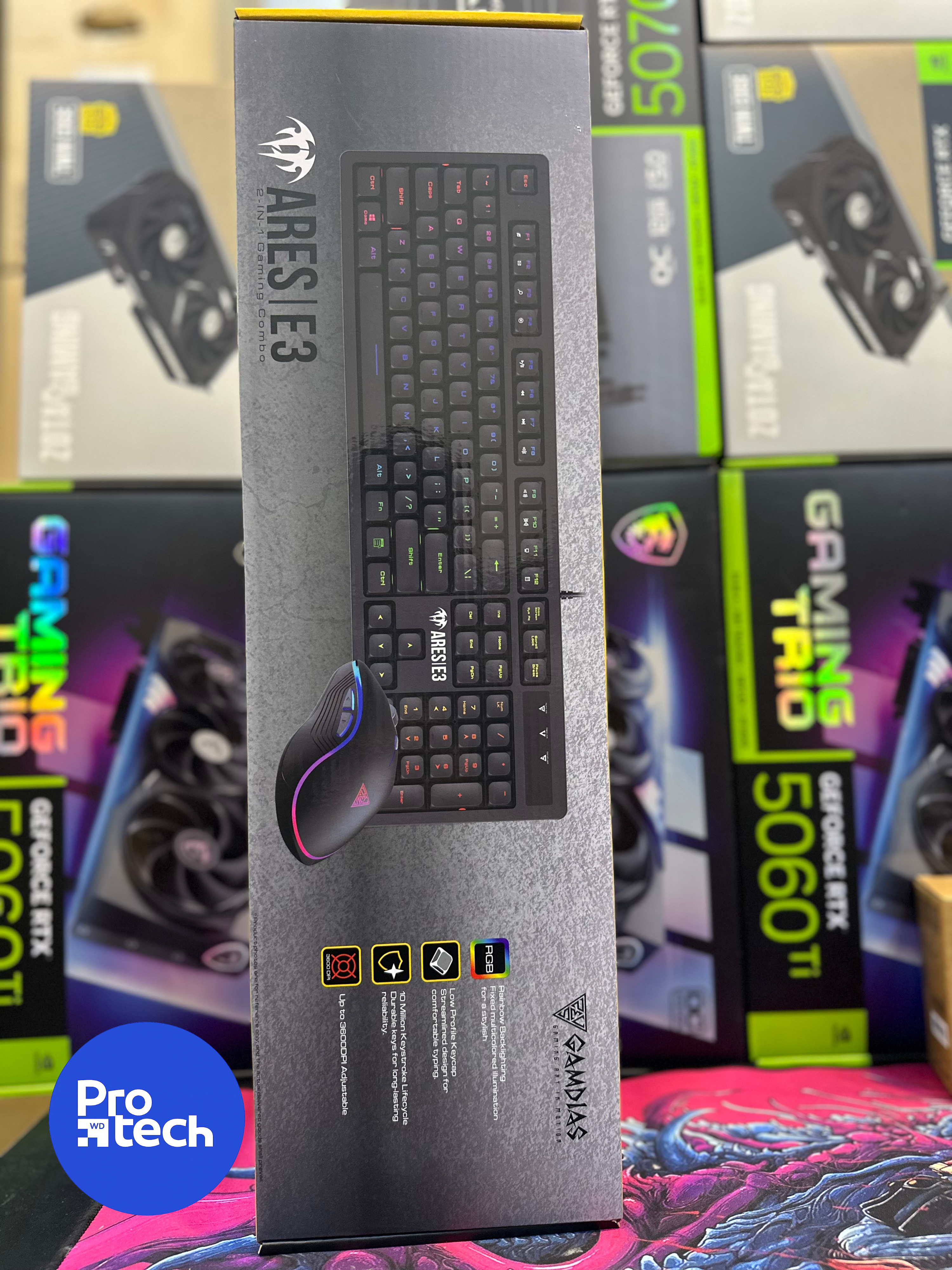 GAMDIAS ARES E3 2-in-1 Gaming Combo