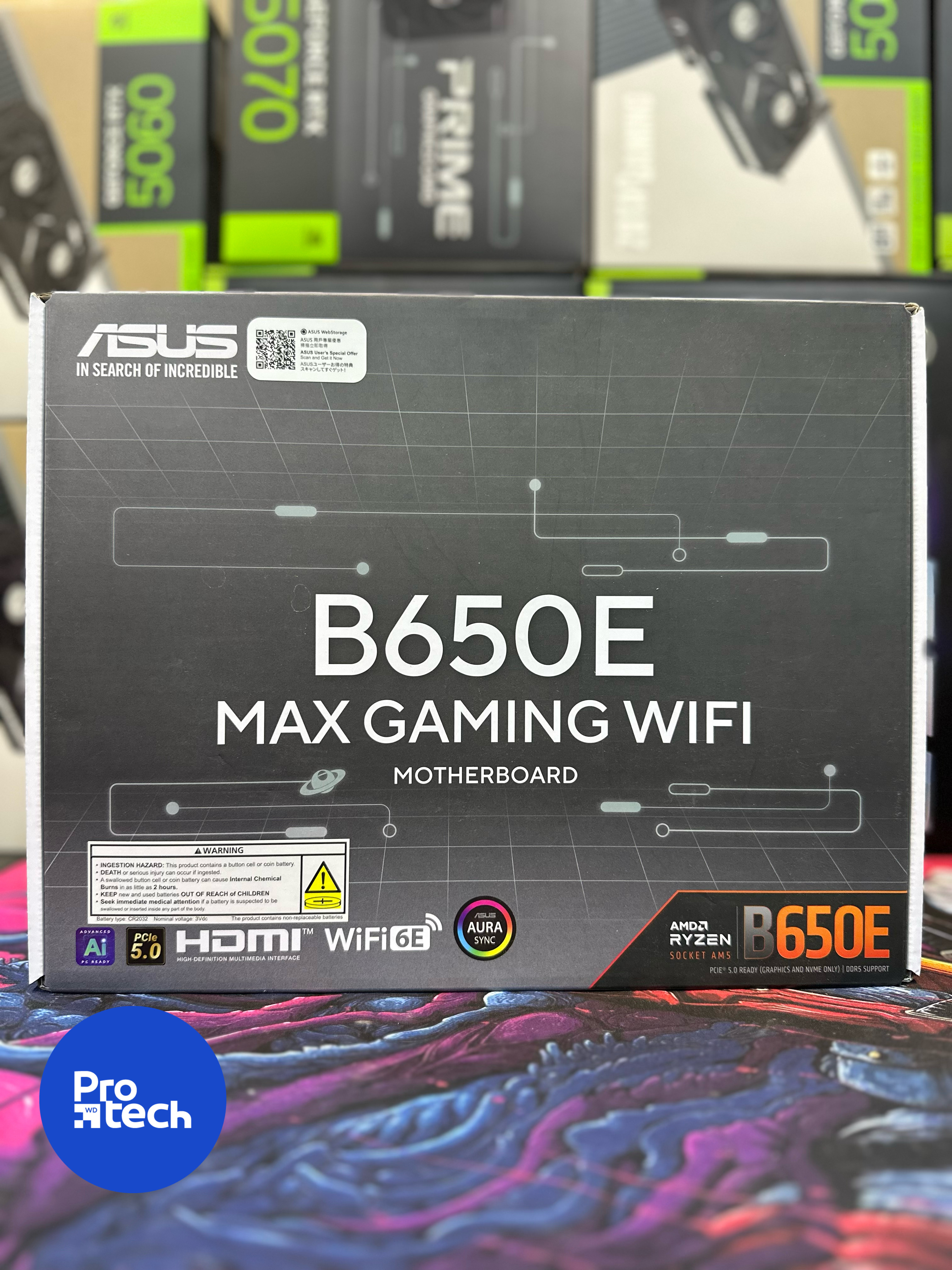 ASUS B650E MAX GAMING WIFI 6E