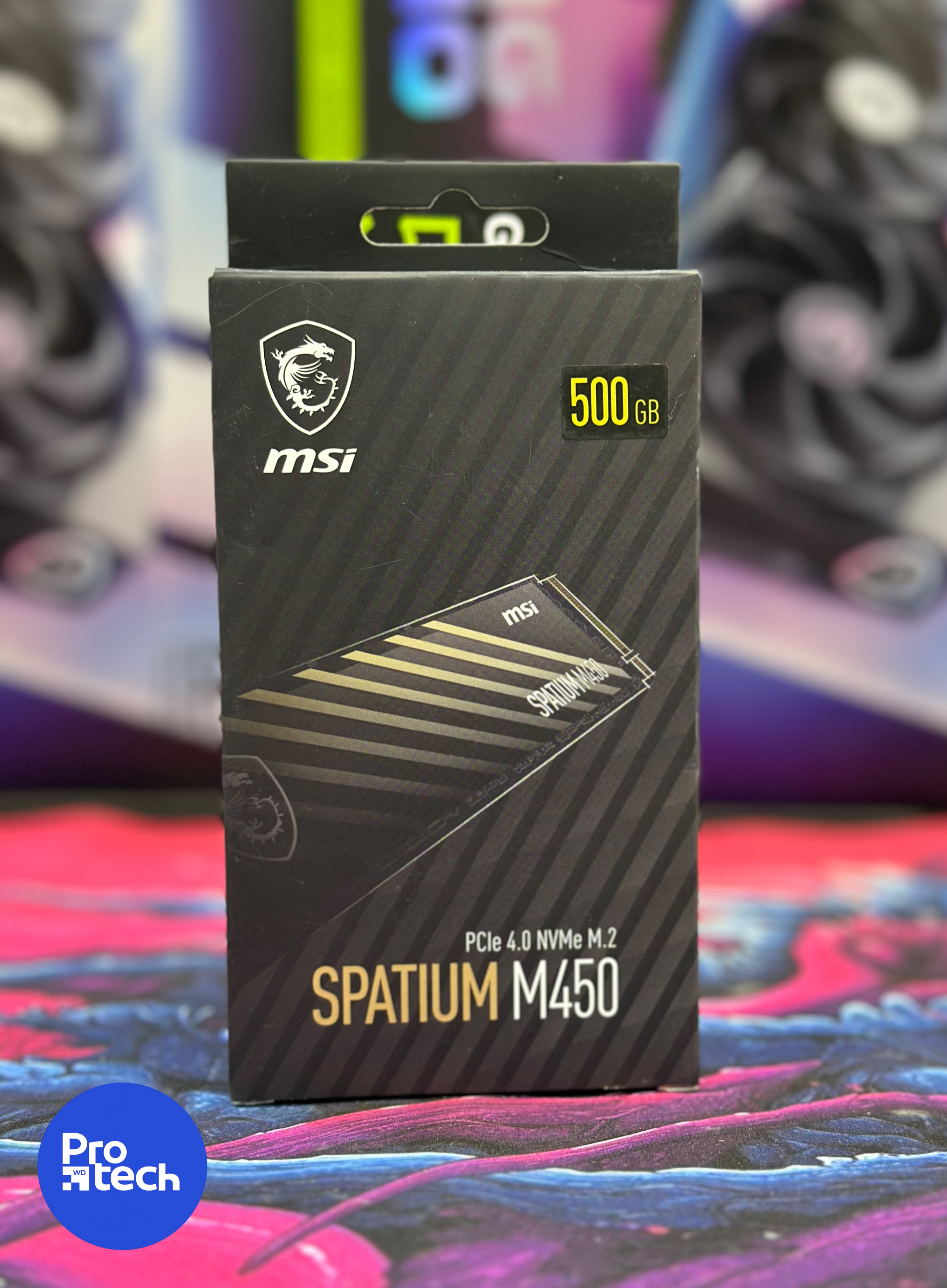 MSI SPATIUM M450 500GB PCIe 4.0 NVMe M.2 SSD