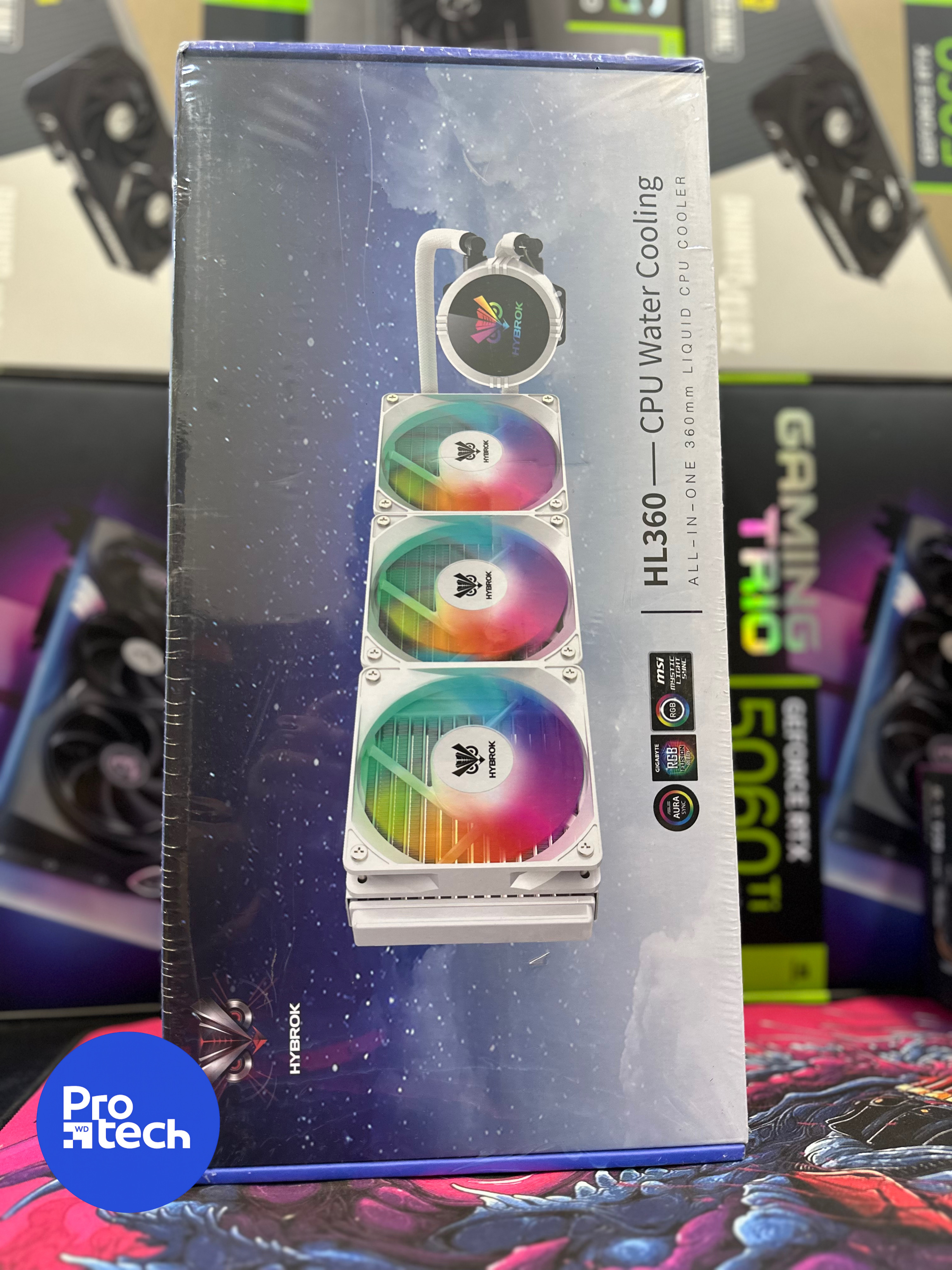 HYBROK HL360 ARGB White 360mm All-in-One