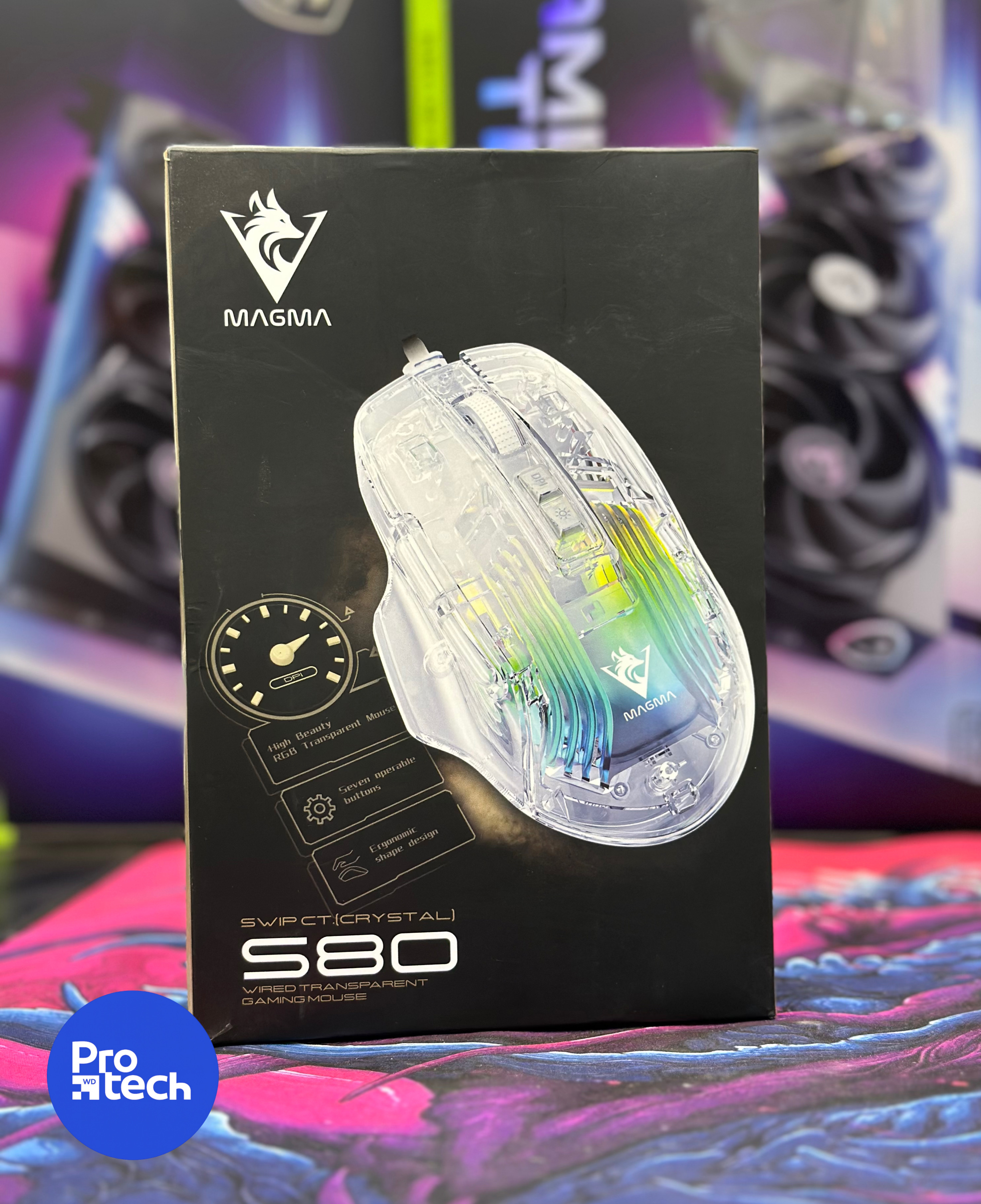 Magma S80 Crystal Wired Transparent