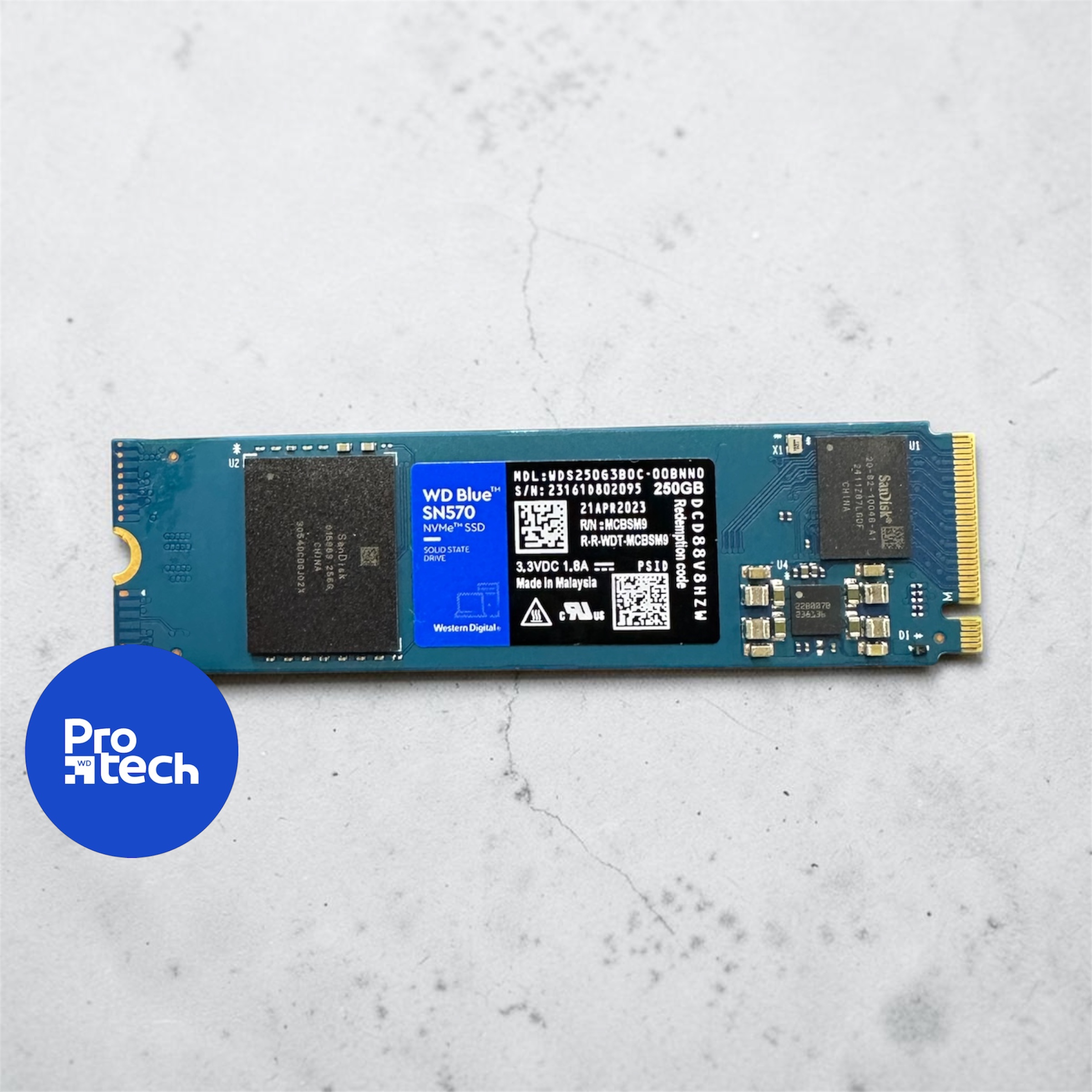 WD BLEU SN570 256G NVME