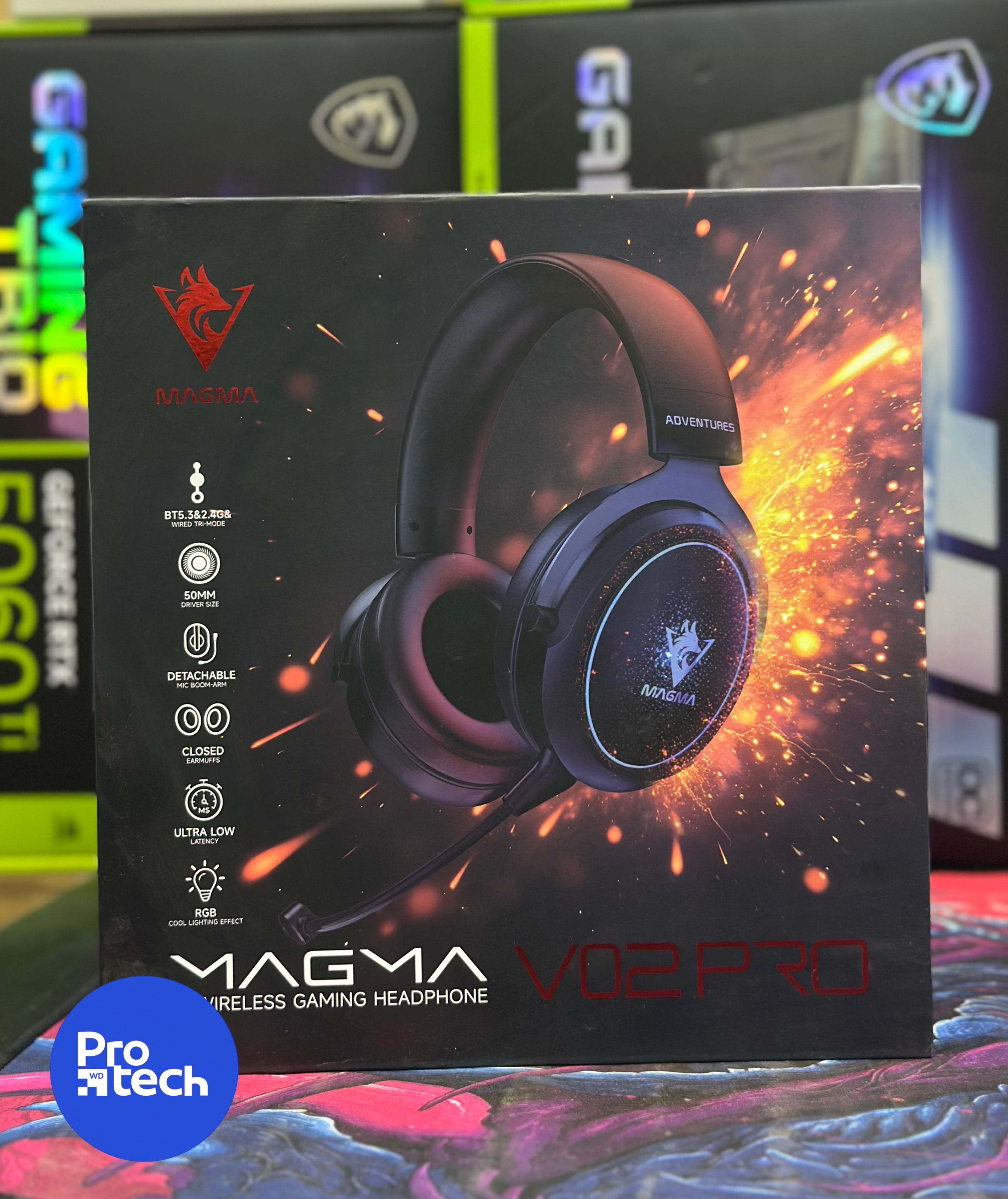 Magma V02 Pro Wireless Gaming Headset