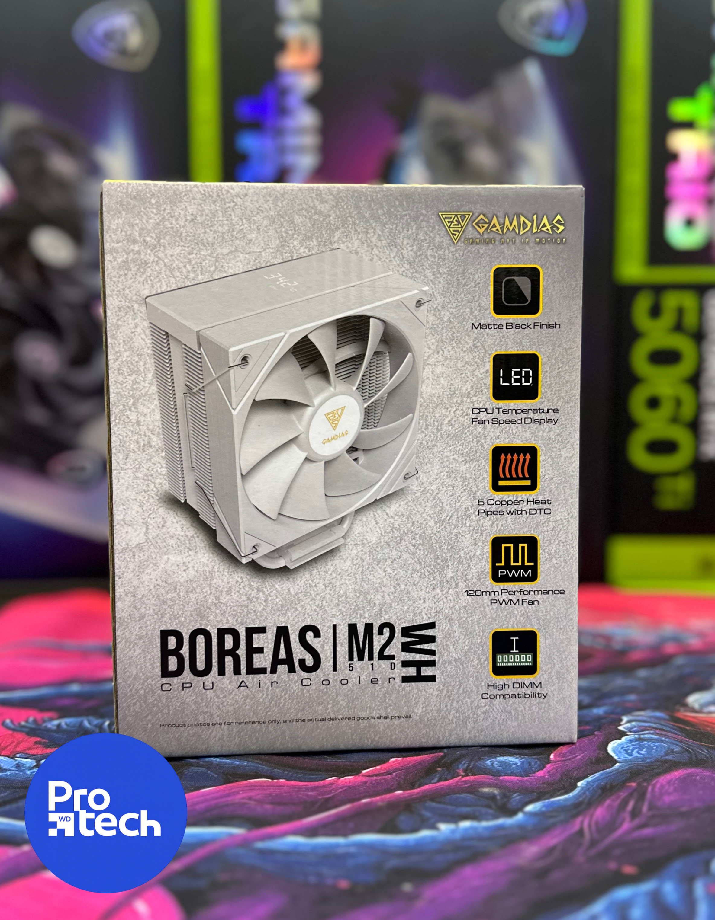 GAMDIAS BOREAS M2-510 WH CPU Air Cooler